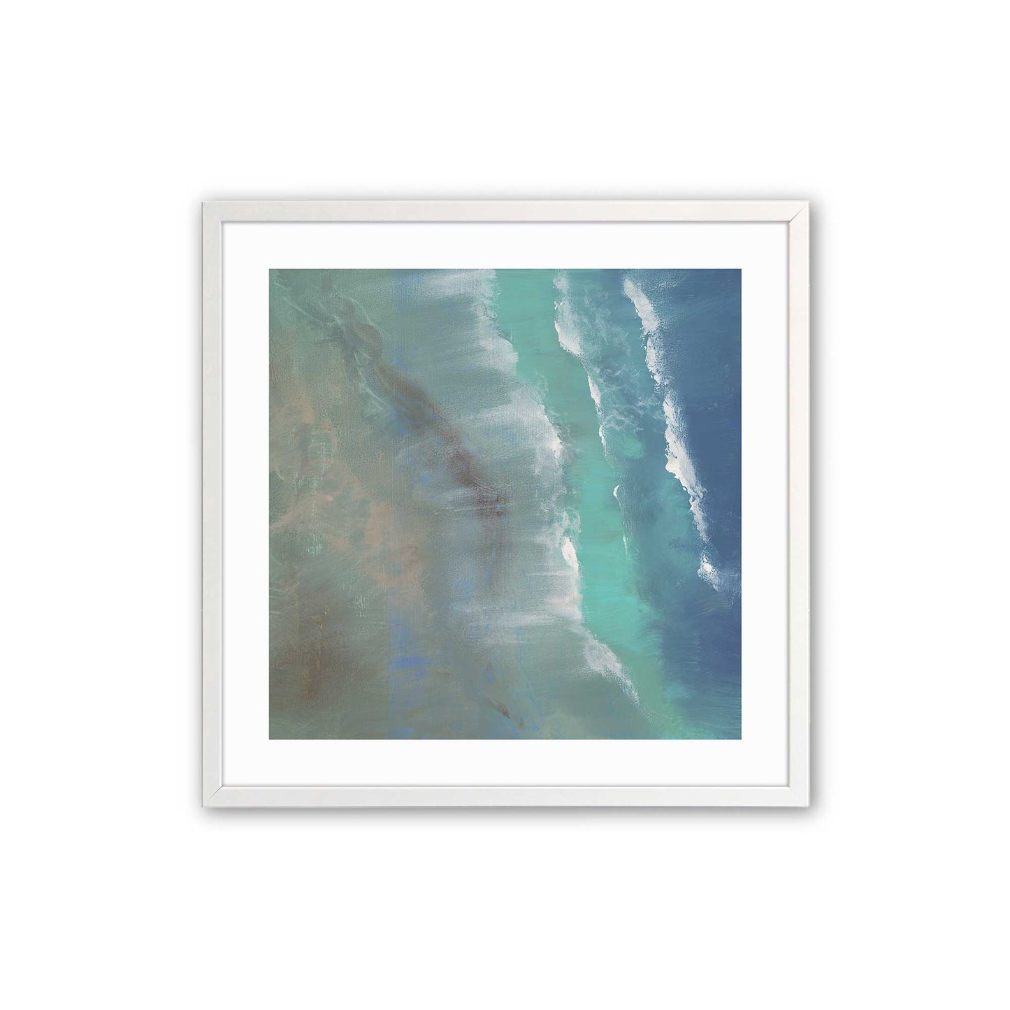 [Color:Opaque White], Picture of art in a Opaque White frame