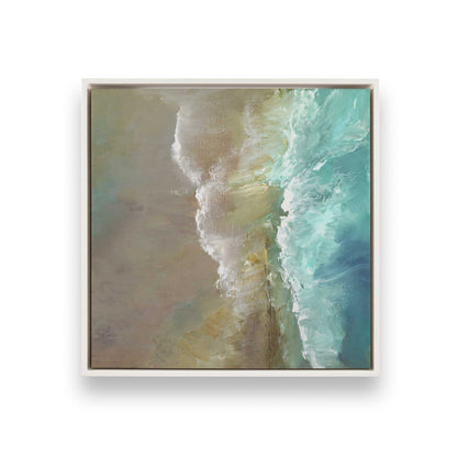 [Color:Opaque White], Picture of art in a White frame