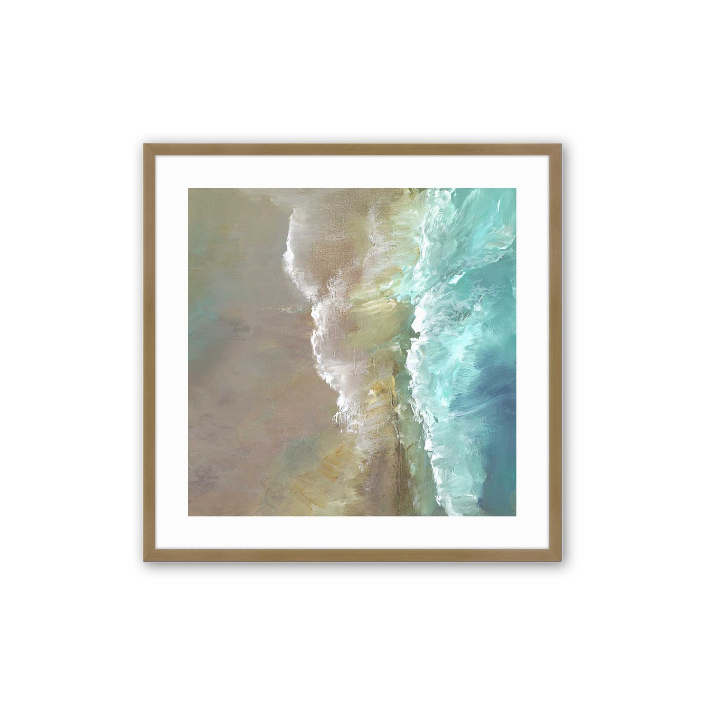 [Color:Brushed Gold], Picture of art in a Brushed Gold frame