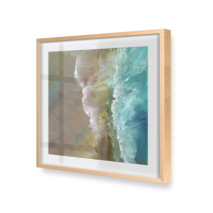 [Color:Raw Maple], Picture of art in a Raw Maple frame at an angle