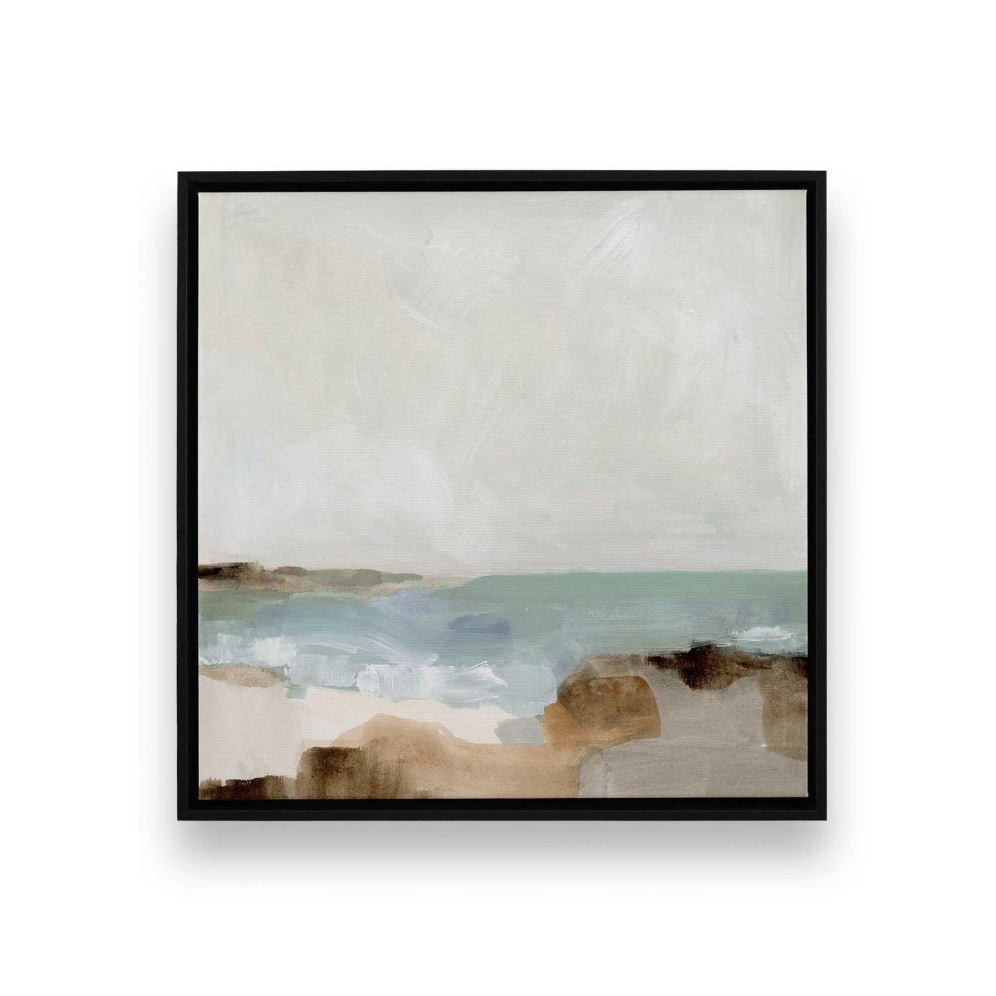 [Color:Satin Black], Picture of art in a Satin Black frame