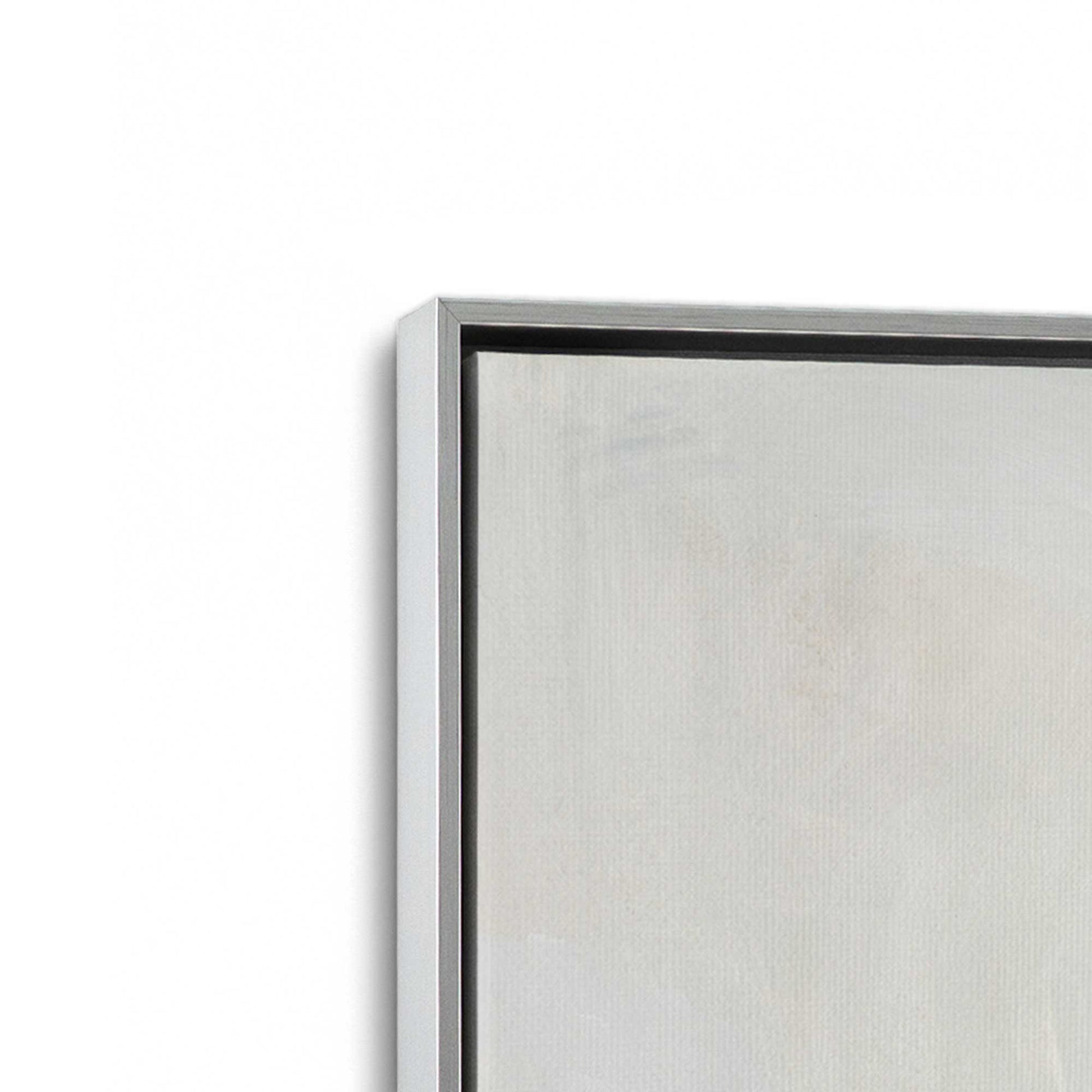 [Color:Polished Chrome], Picture of art in a Polished Chrome frame at an angle