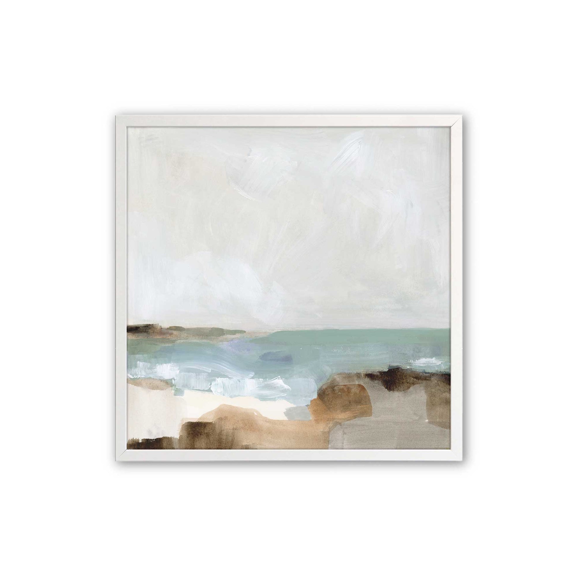 [Color:Opaque White], Picture of art in a Opaque White frame