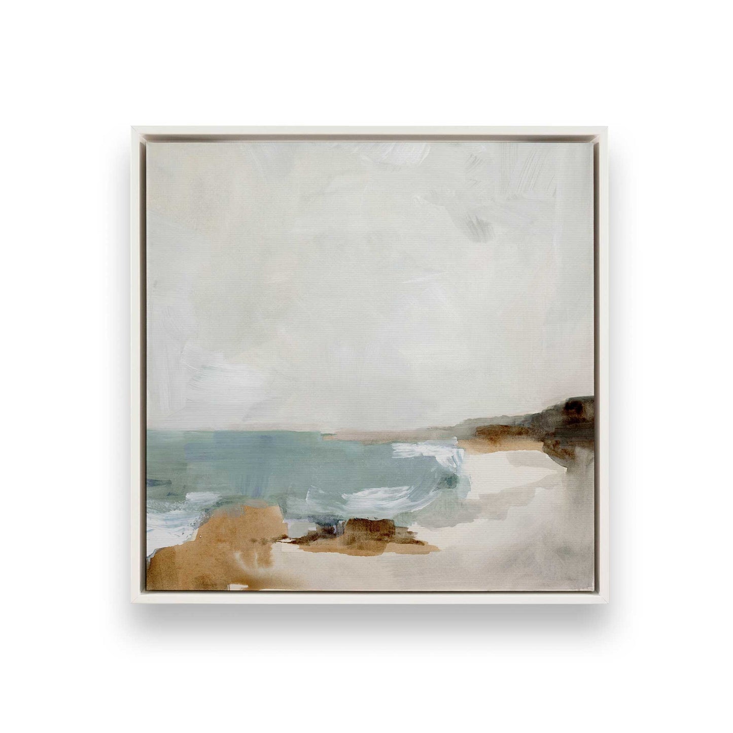 [Color:Opaque White], Picture of art in a White frame