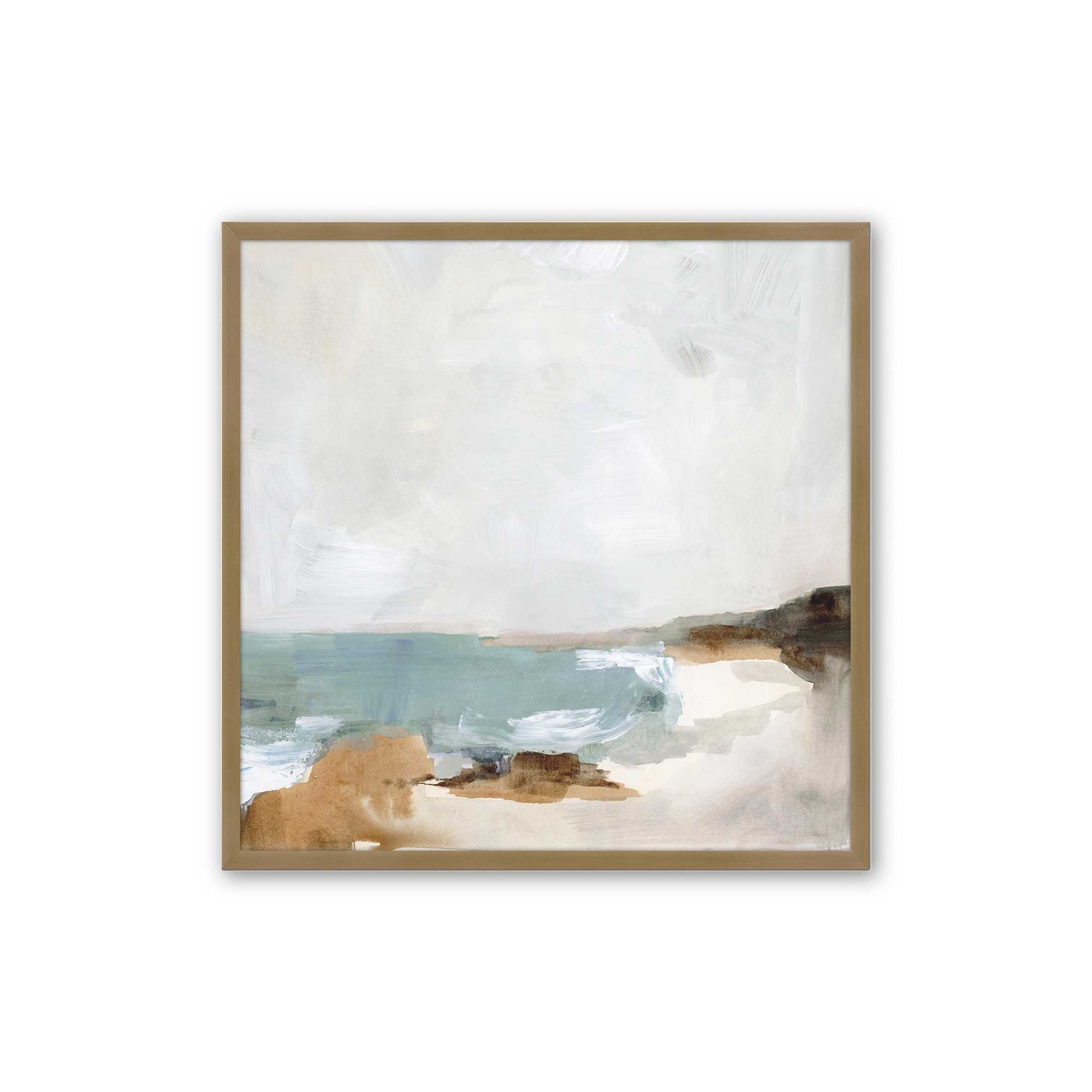 [Color:Brushed Gold], Picture of art in a Brushed Gold frame