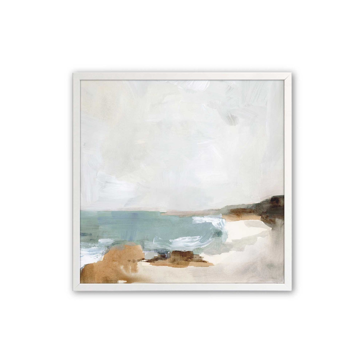 [Color:Opaque White], Picture of art in a Opaque White frame