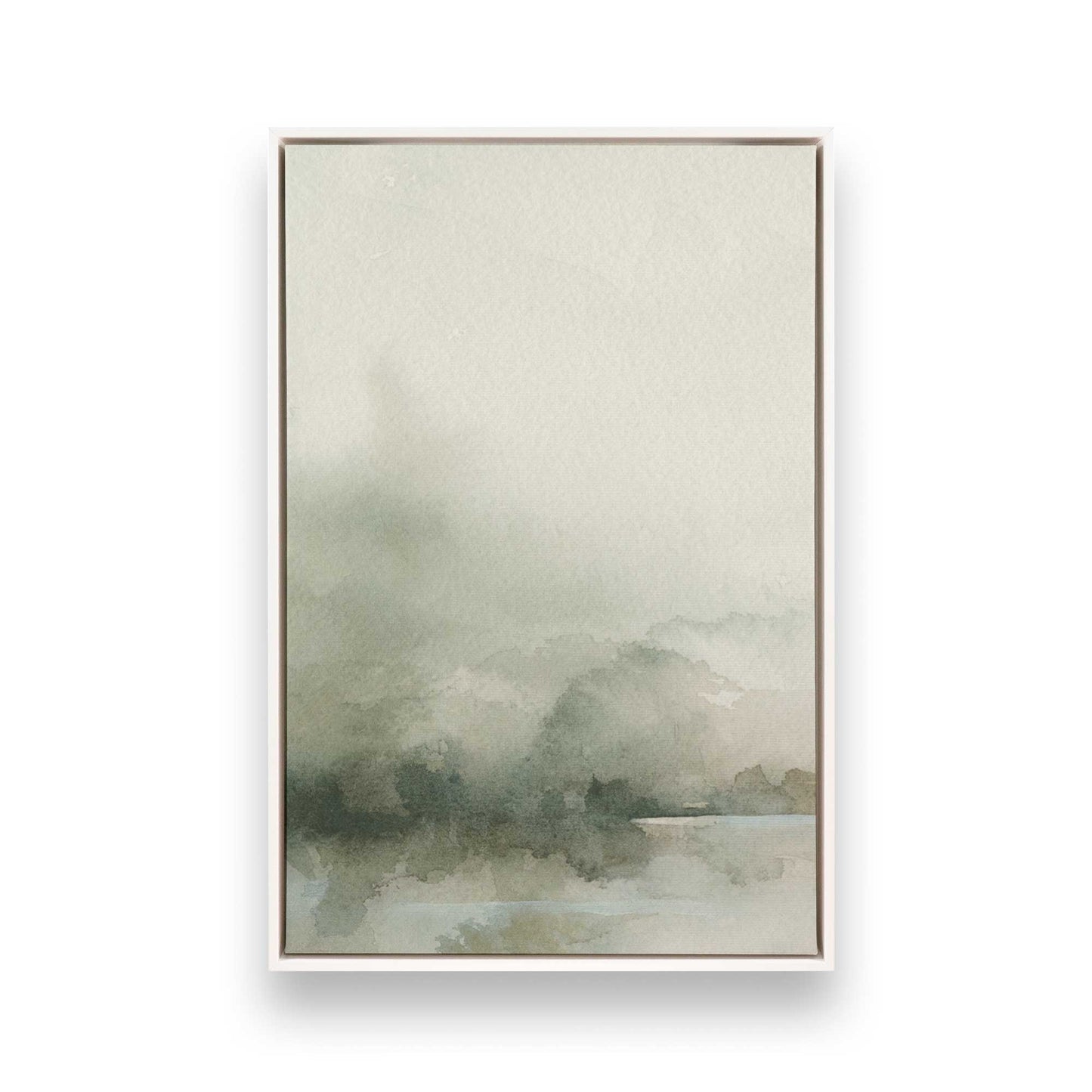 [Color:Opaque White], Picture of art in a White frame