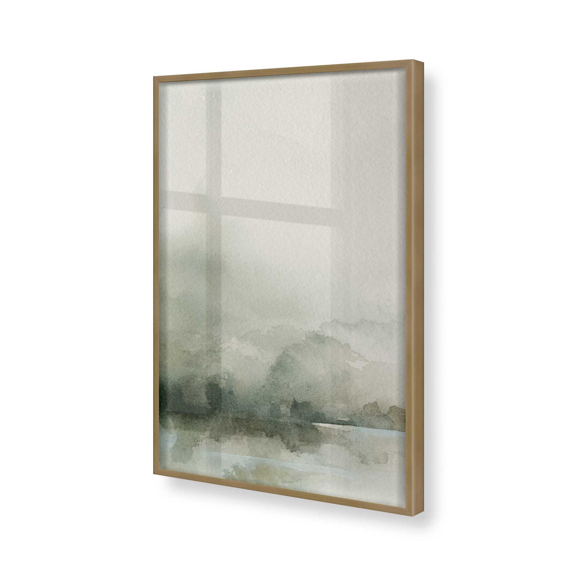 [Color:Brushed Gold], Picture of art in a Brushed Gold frame of the corner