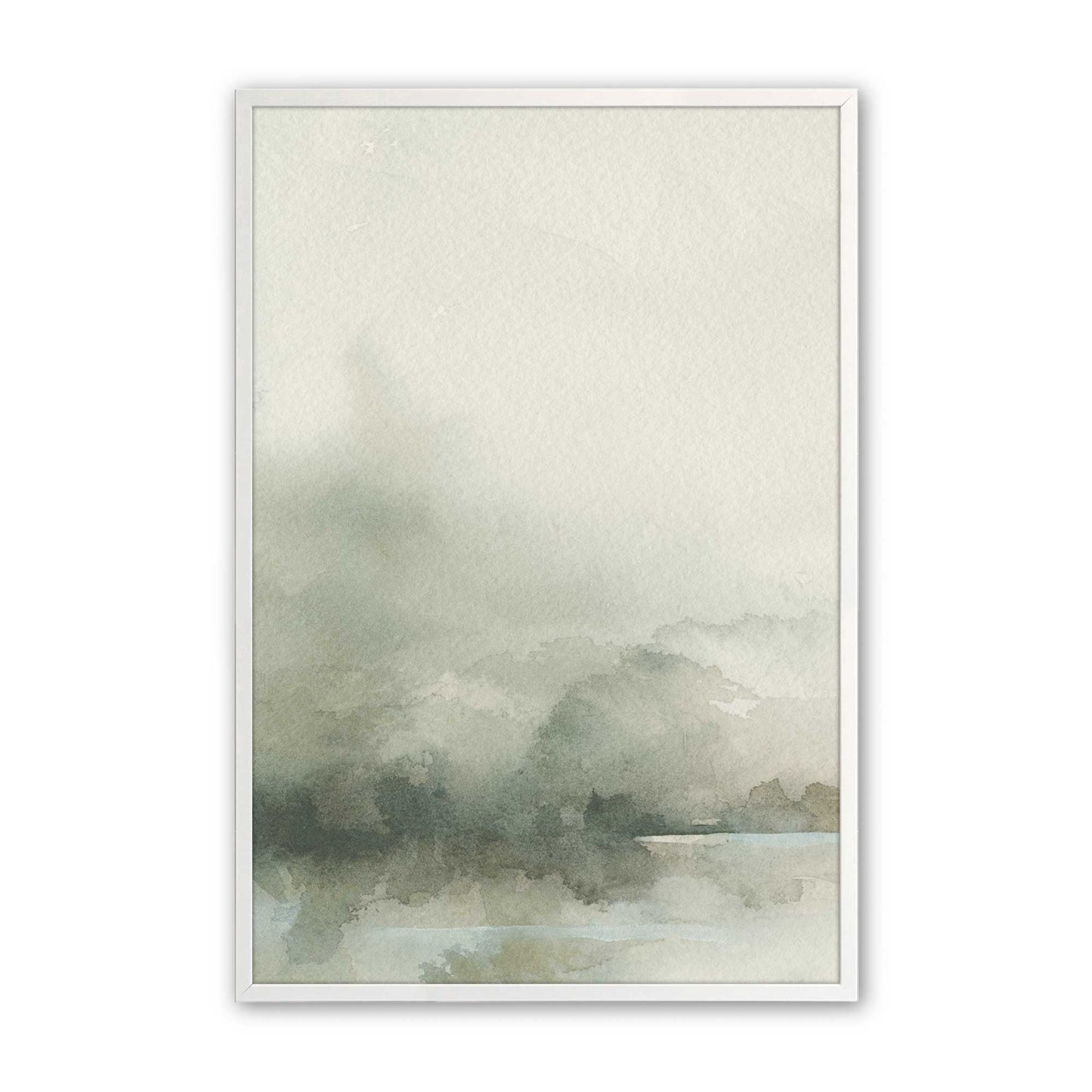 [Color:Opaque White], Picture of art in a Opaque White frame