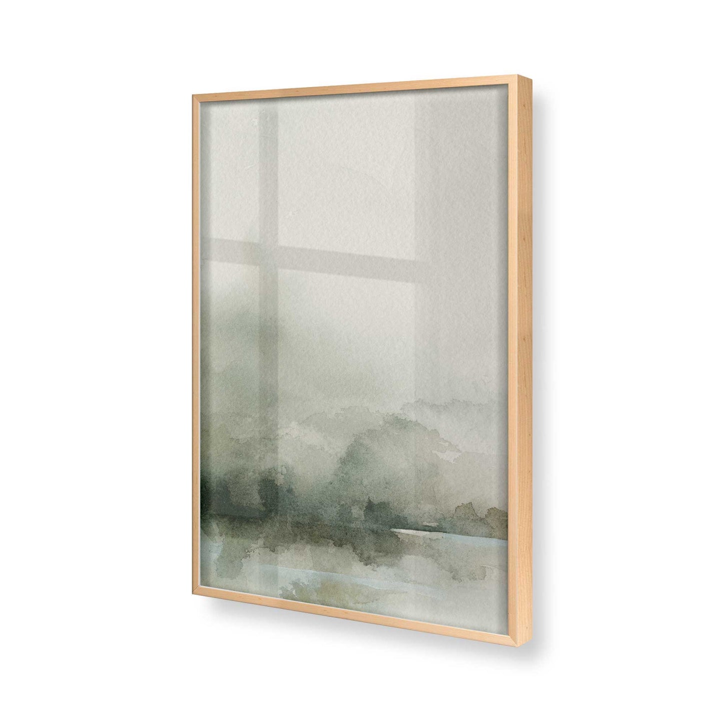 [Color:Raw Maple], Picture of art in a Raw Maple frame of the corner