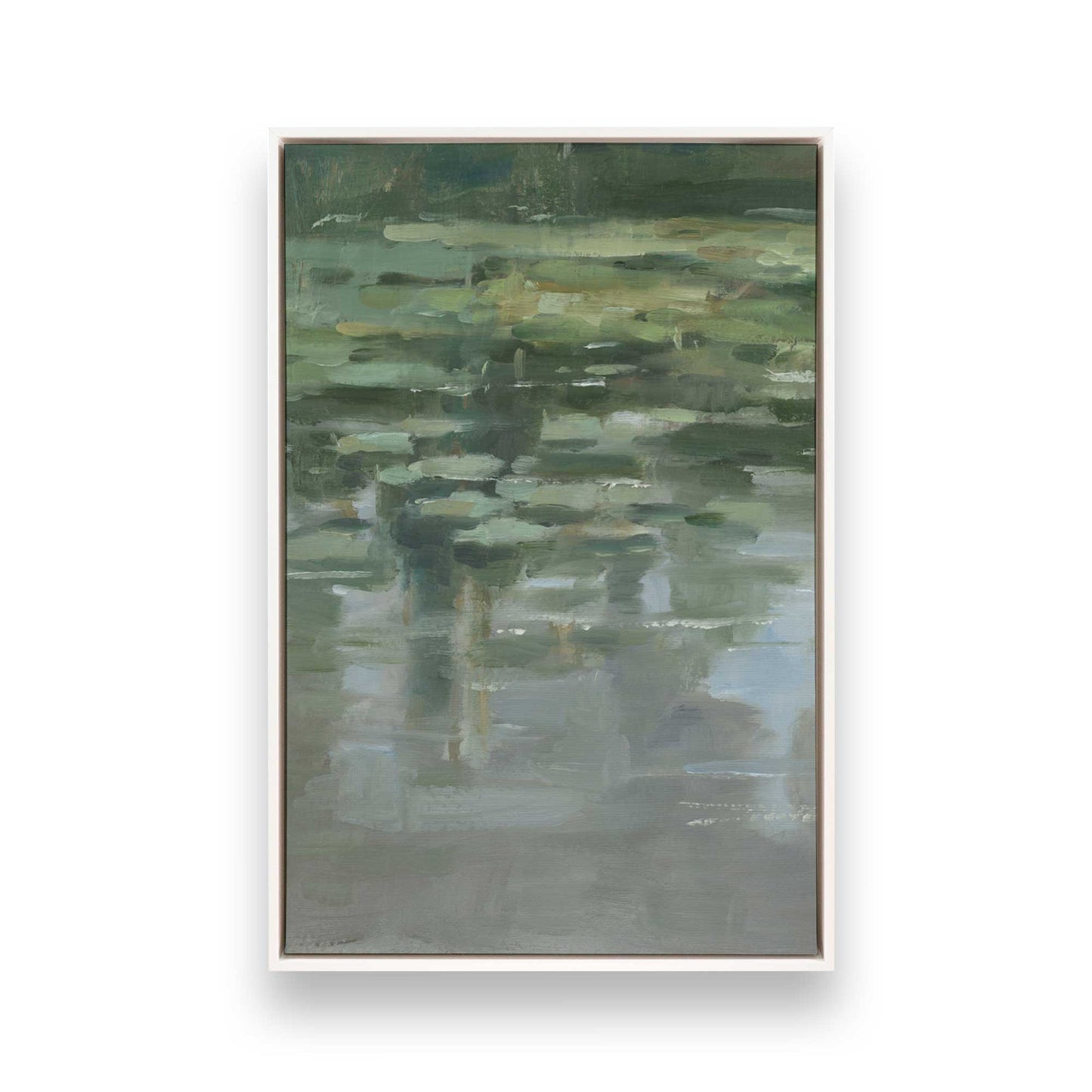 [Color:Opaque White], Picture of art in a White frame
