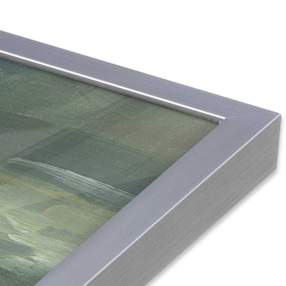 [Color:Polished Chrome], Picture of art in a Polished Chrome frame at an angle