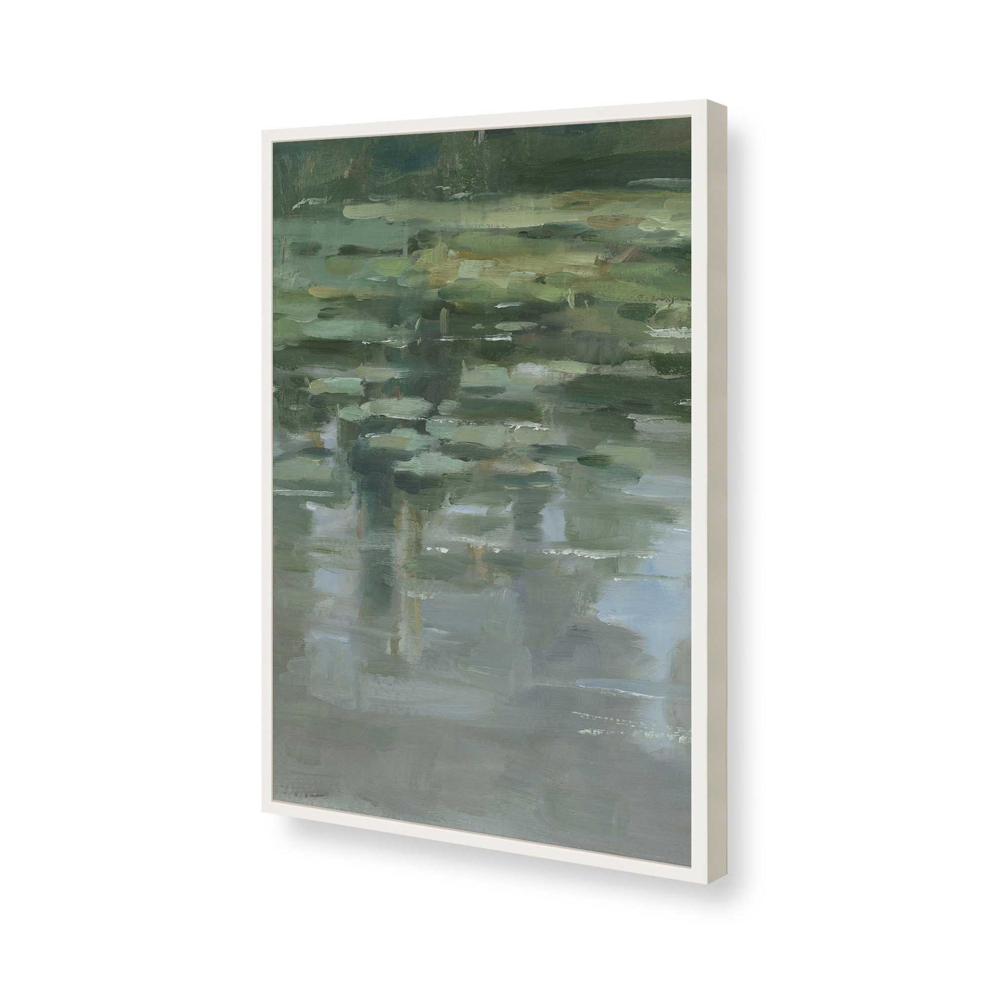 [Color:Opaque White], Picture of art in a Opaque White frame of the corner