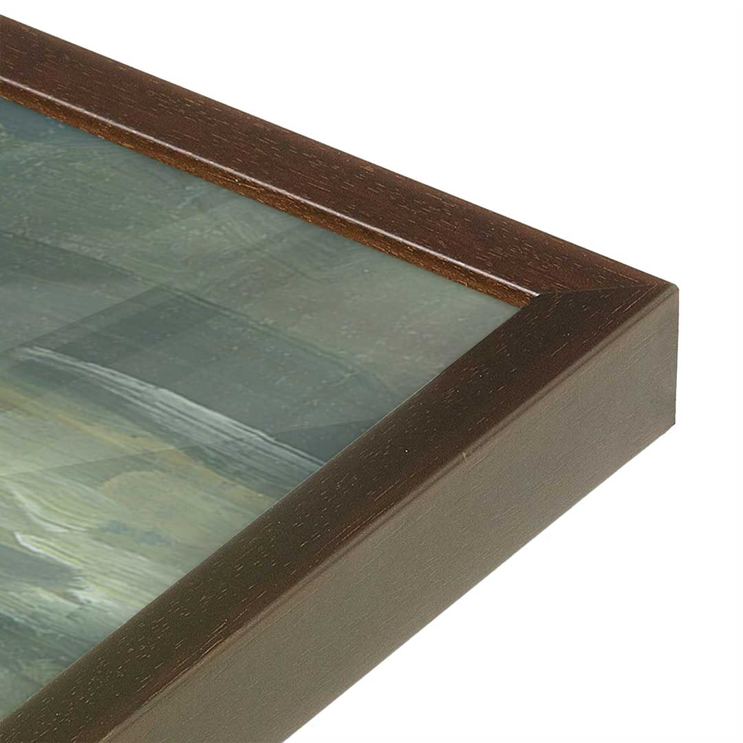 [Color:Belvinder Brown], Picture of art in a Belvinder Brown frame at an angle