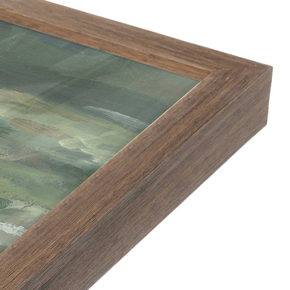 [Color:Walnut], Picture of art in a Walnut frame at an angle