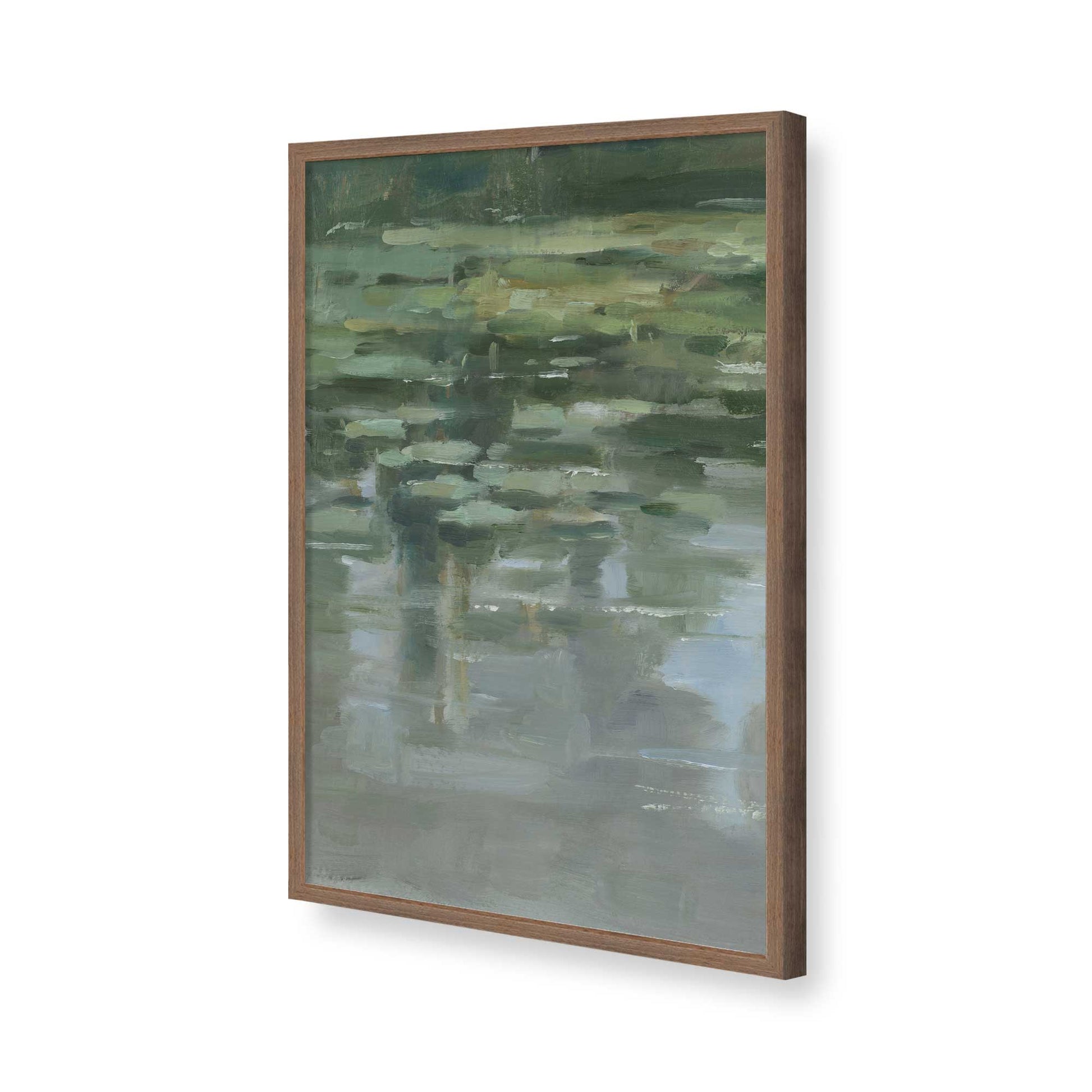 [Color:Walnut], Picture of art in a Walnut frame of the corner