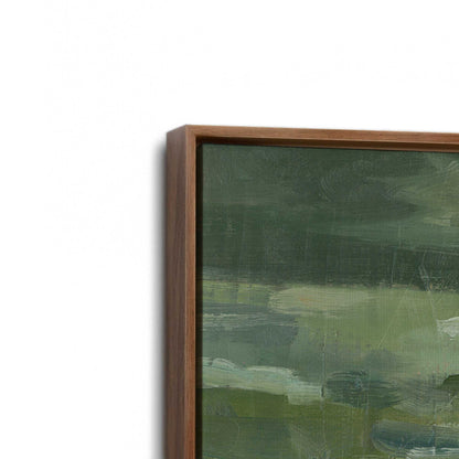 [Color:Walnut], Picture of art in a Walnut frame at an angle