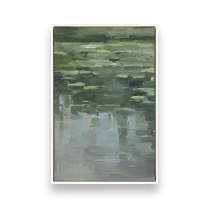 [Color:Opaque White], Picture of art in a White frame