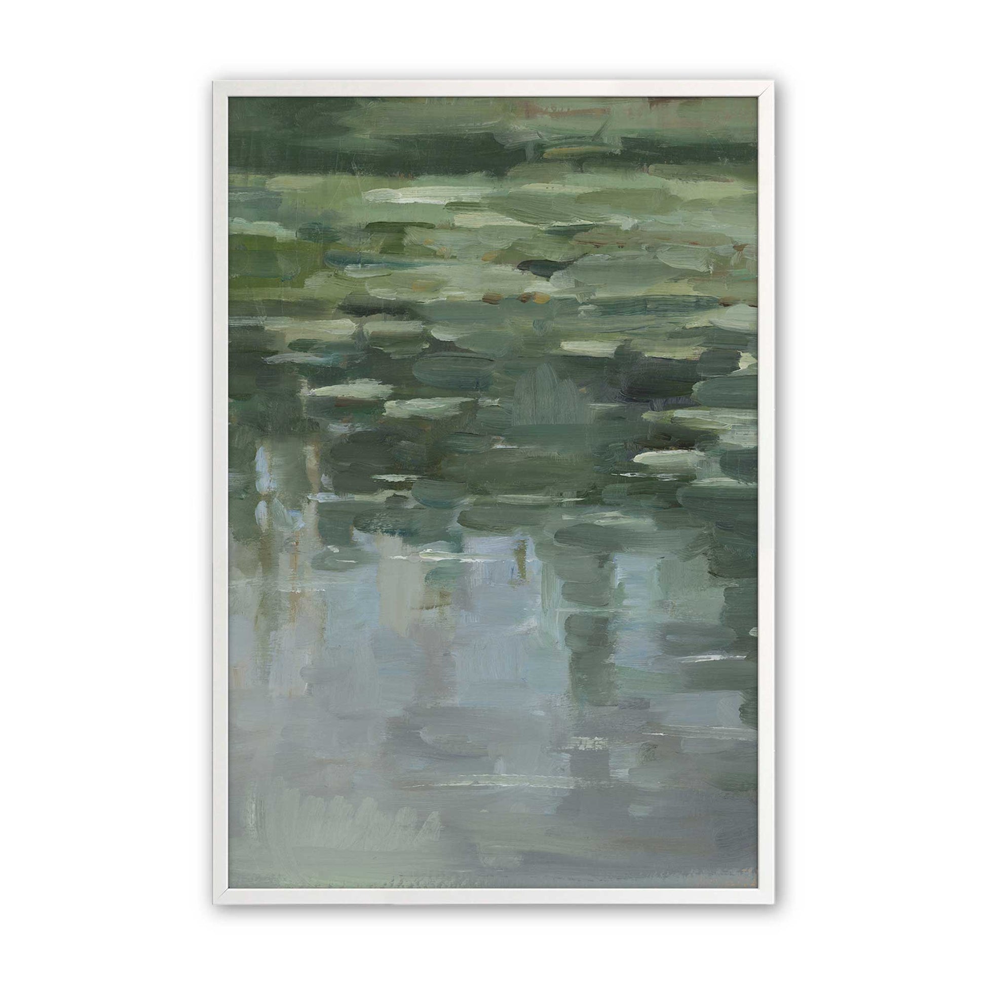 [Color:Opaque White], Picture of art in a Opaque White frame