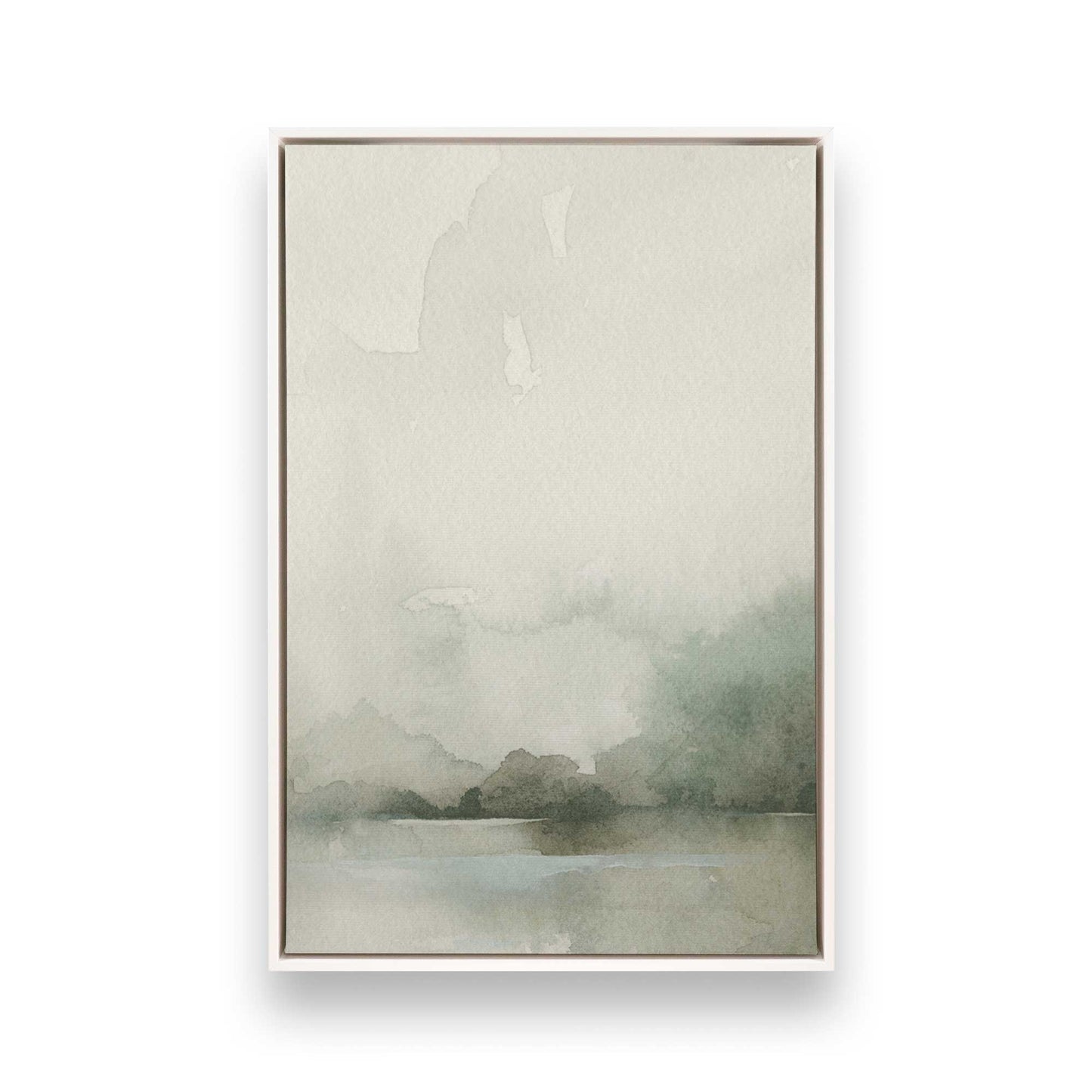 [Color:Opaque White], Picture of art in a White frame