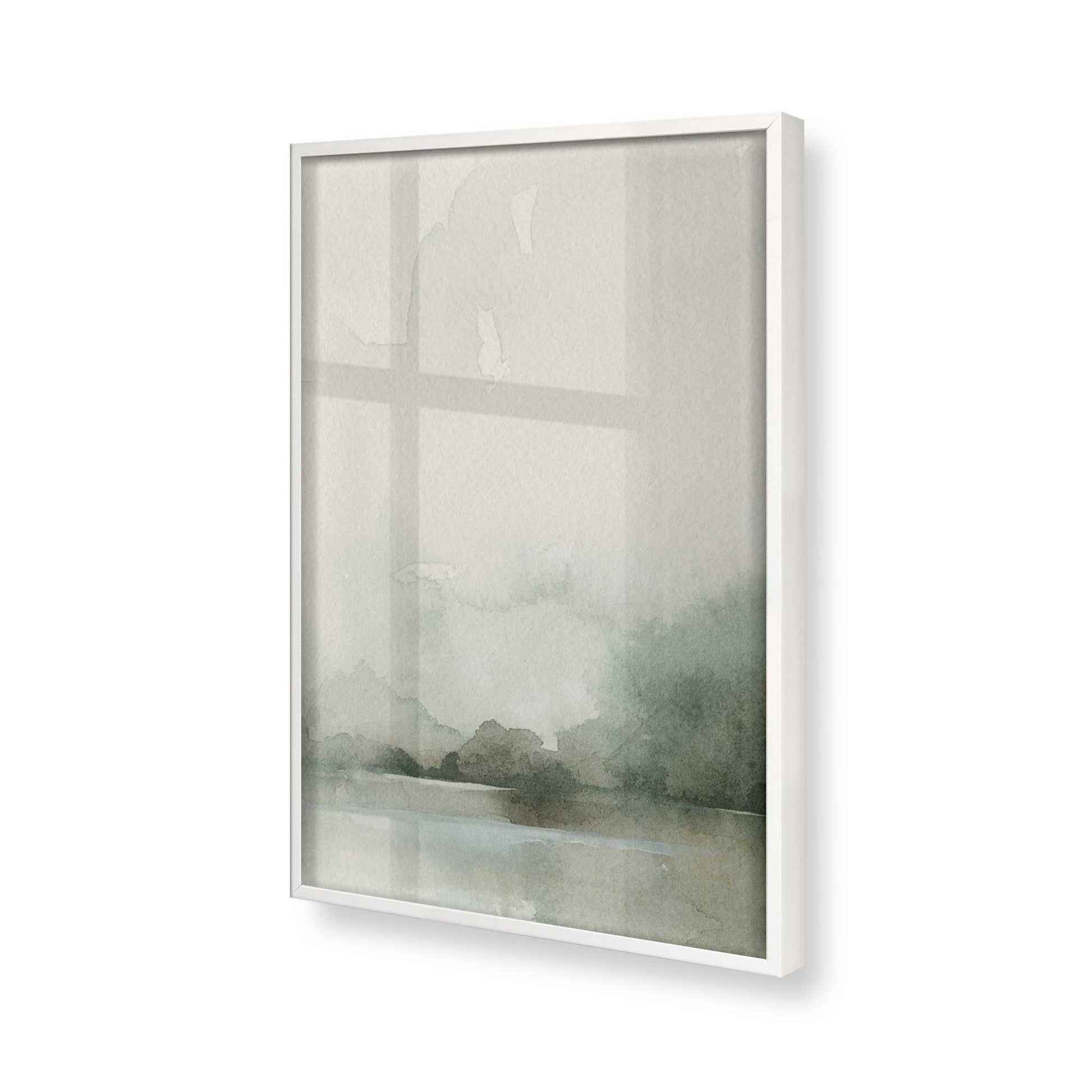 [Color:Opaque White], Picture of art in a Opaque White frame of the corner