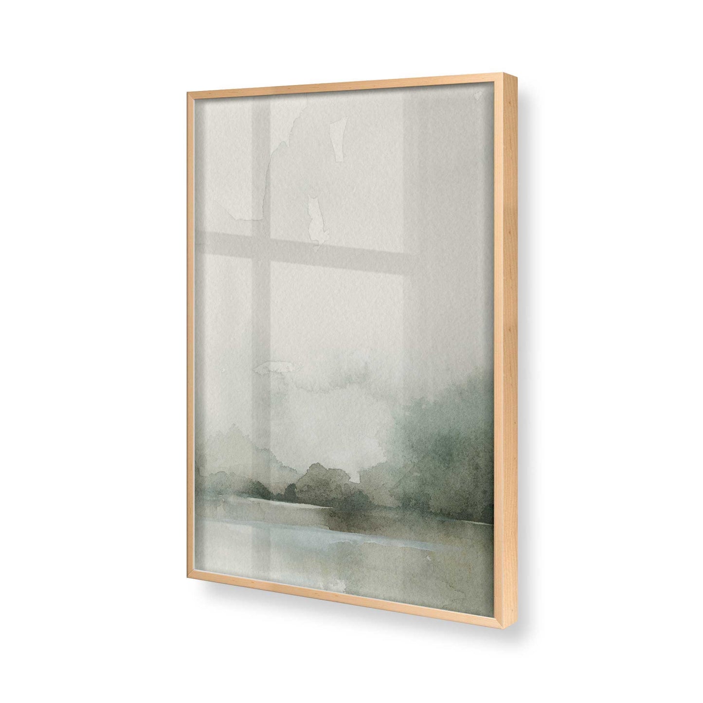 [Color:Raw Maple], Picture of art in a Raw Maple frame of the corner