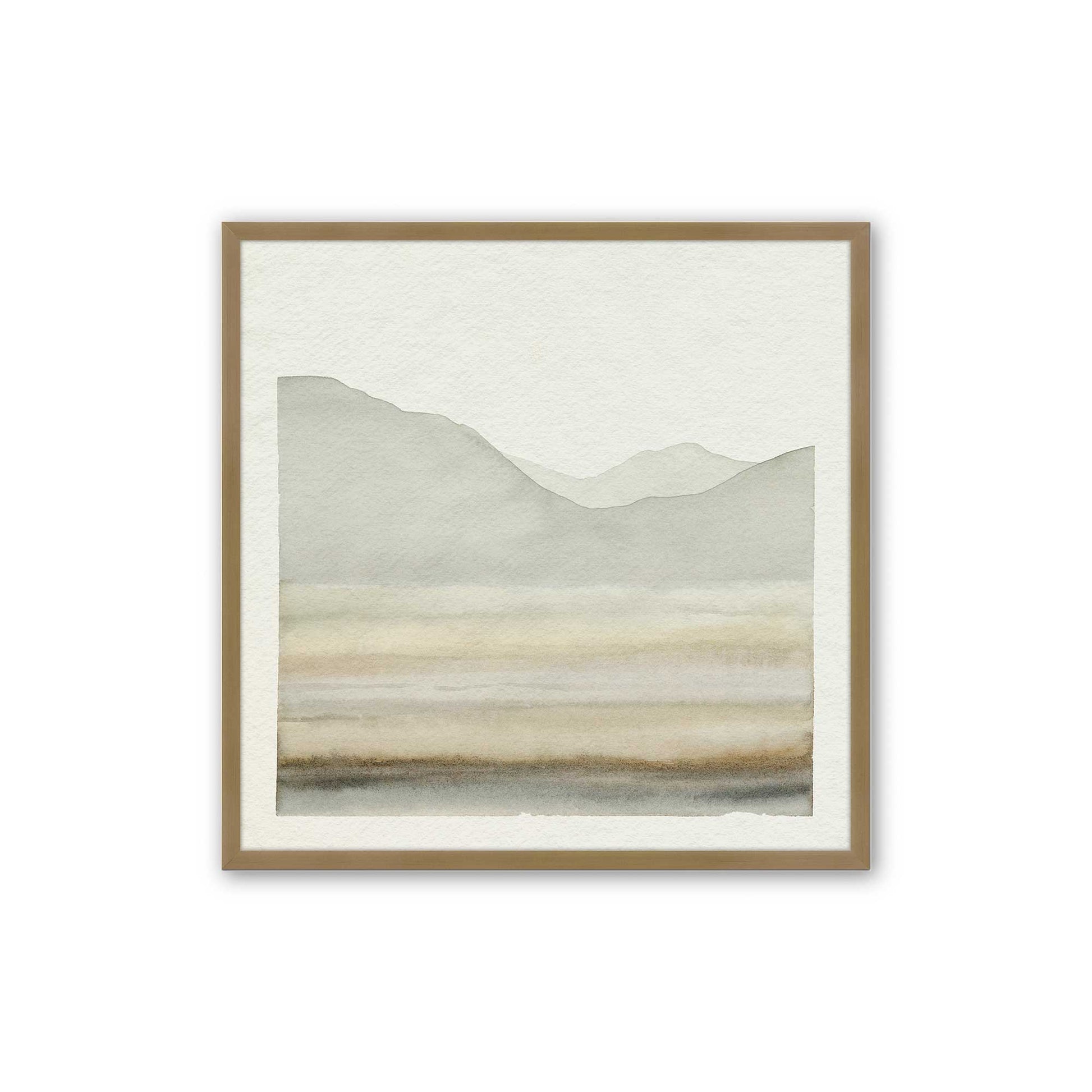 [Color:Brushed Gold], Picture of art in a Brushed Gold frame