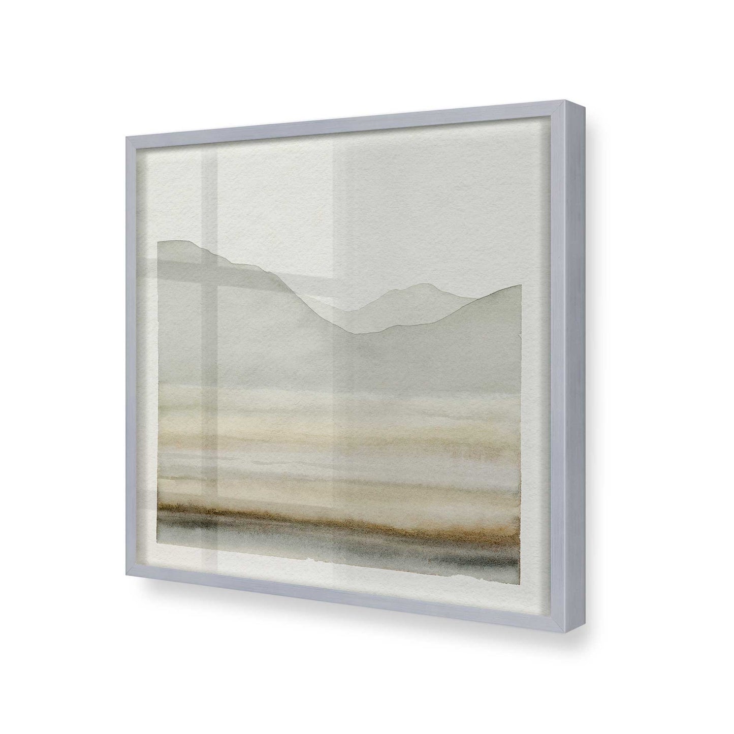 [Color:Polished Chrome], Picture of art in a Polished Chrome frame at an angle