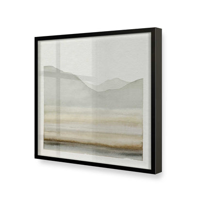 [Color:Satin Black], Picture of art in a Satin Black frame at an angle