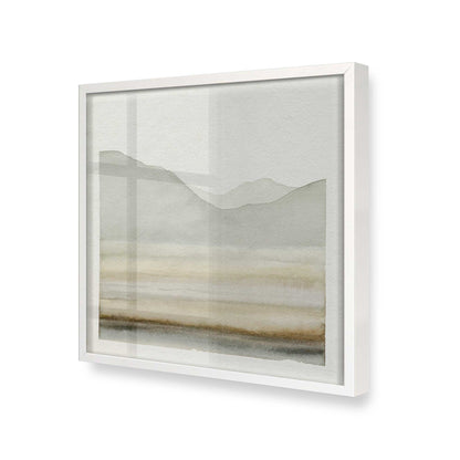 [Color:Opaque White], Picture of art in a Opaque White frame at an angle