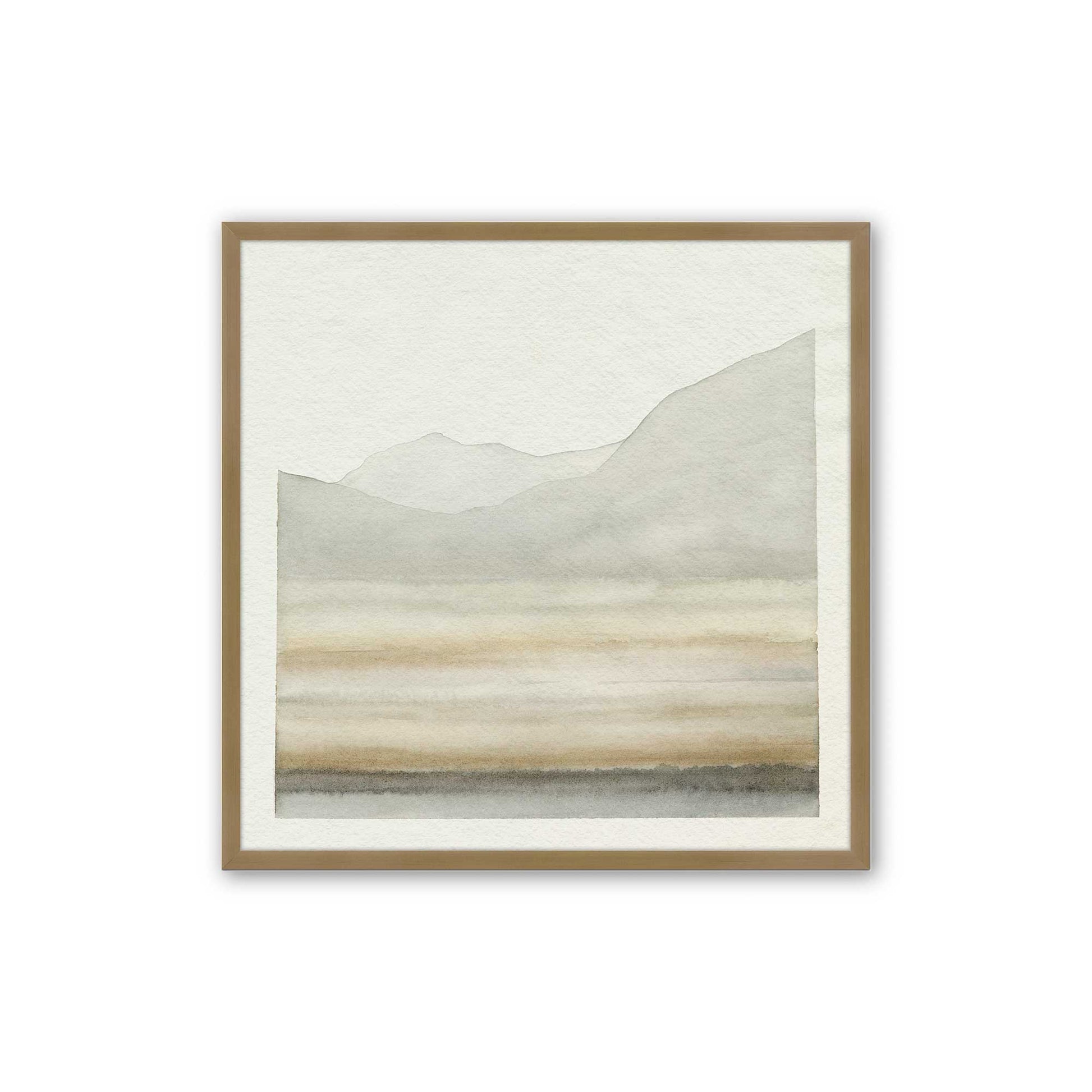 [Color:Brushed Gold], Picture of art in a Brushed Gold frame