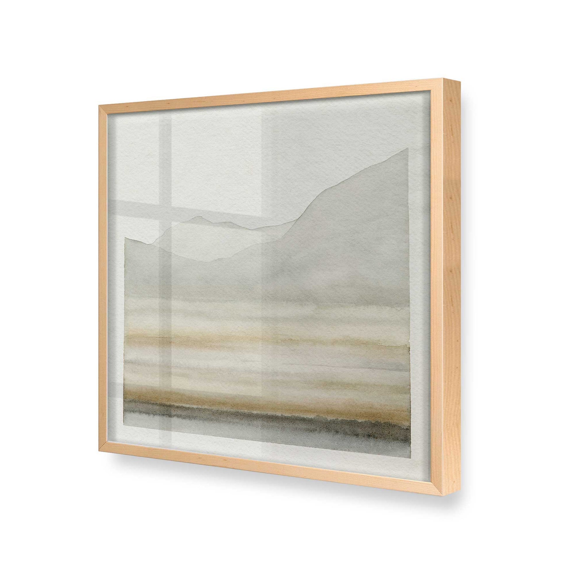 [Color:Raw Maple], Picture of art in a Raw Maple frame at an angle