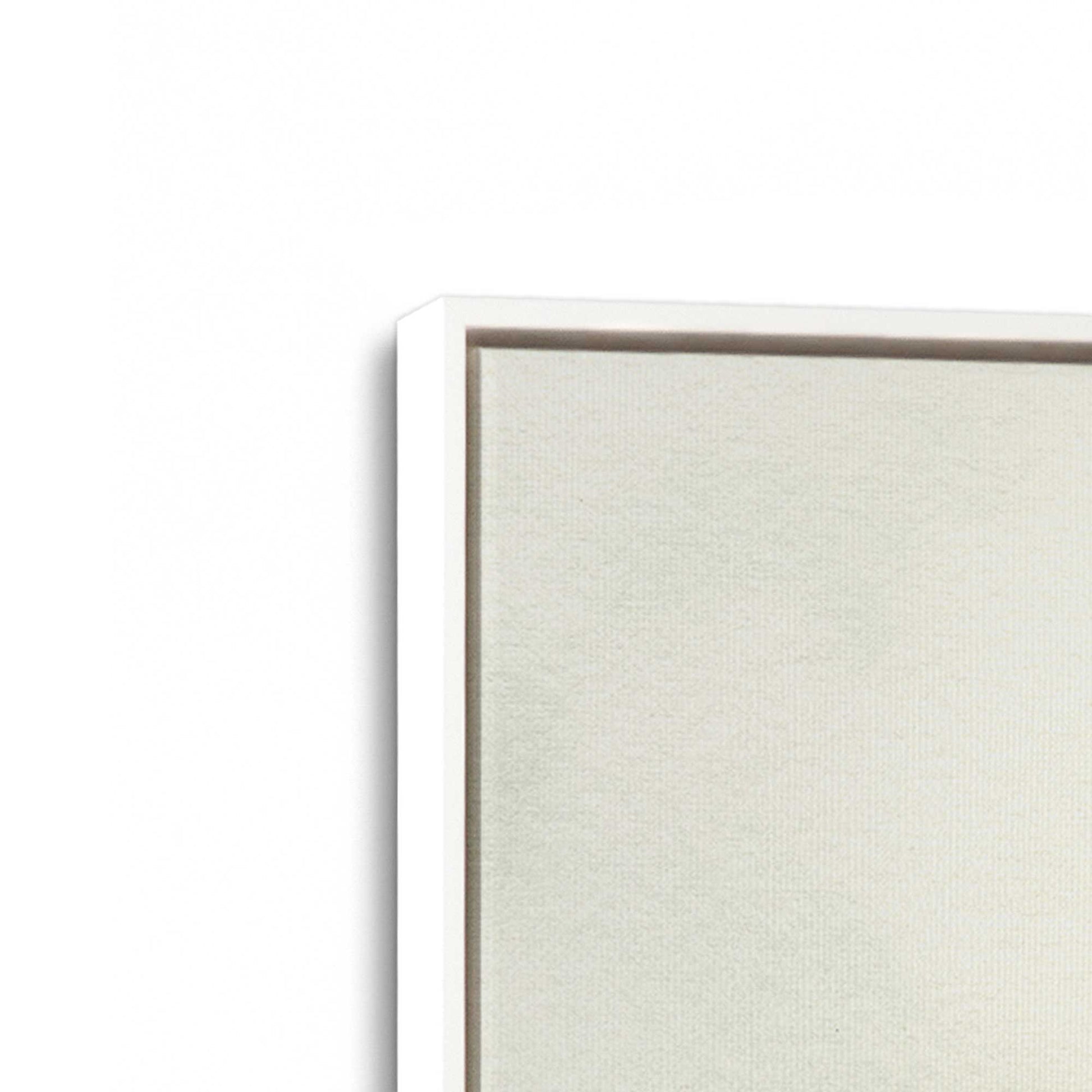 [Color:Opaque White], Picture of art in a White frame at an angle