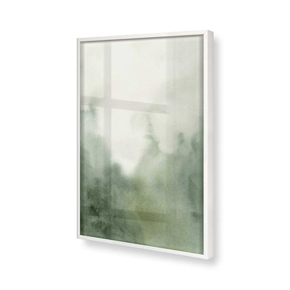 [Color:Opaque White], Picture of art in a Opaque White frame of the corner