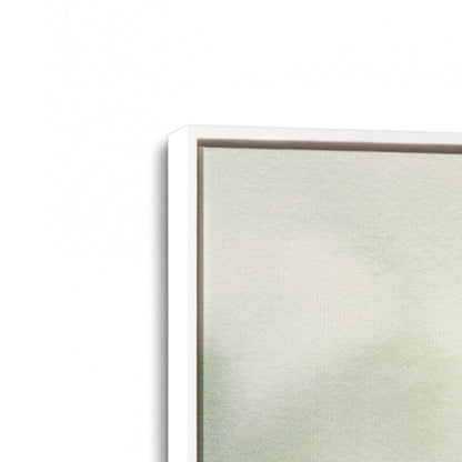 [Color:Opaque White], Picture of art in a White frame at an angle