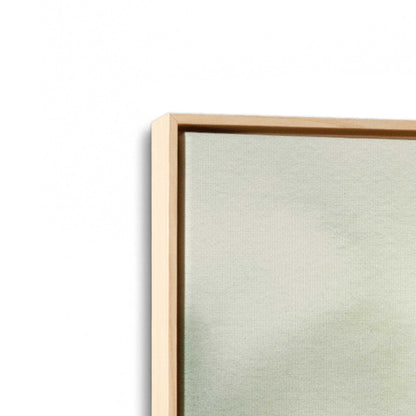 [Color:American Maple], Picture of art in a American Maple frame at an angle