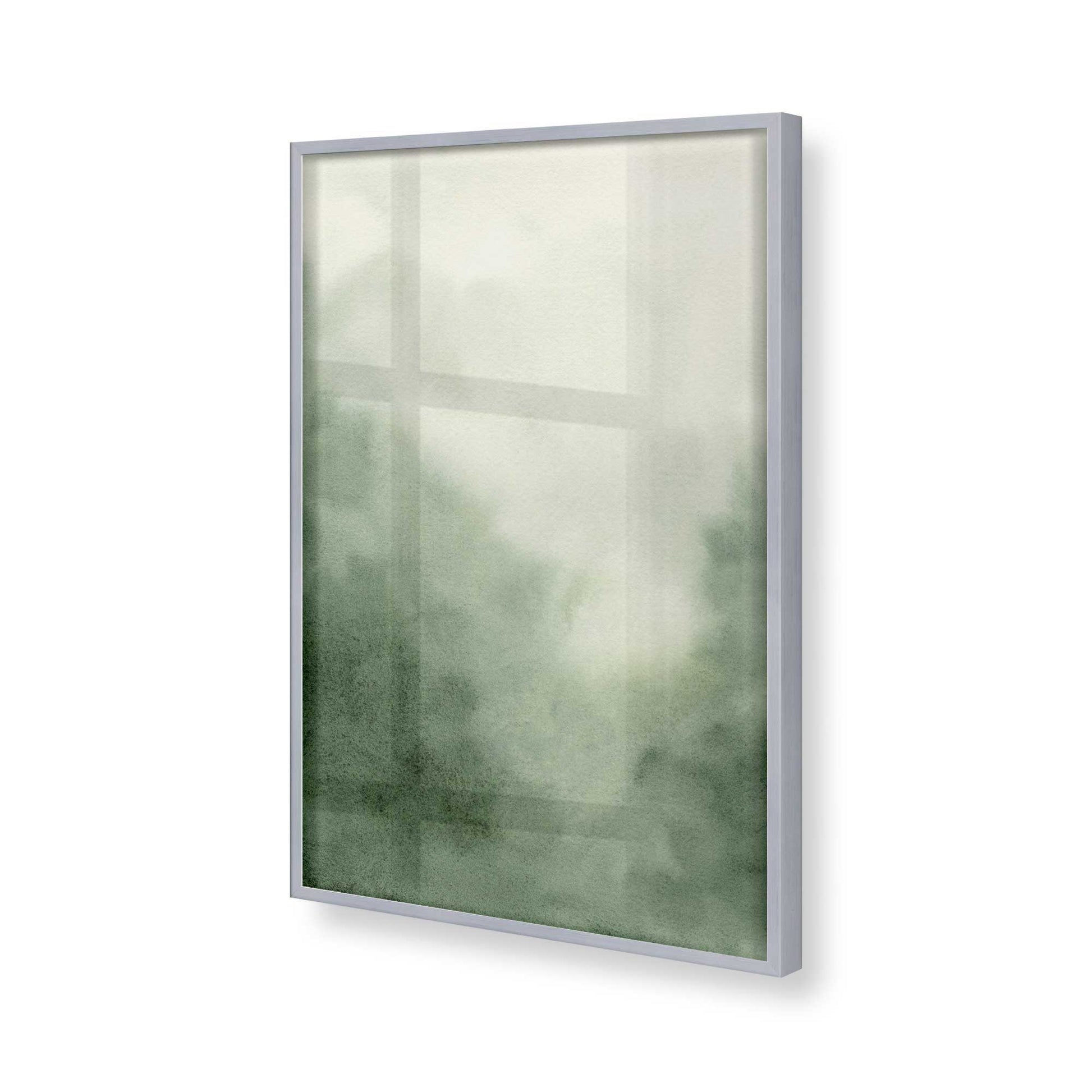 [Color:Polished Chrome], Picture of art in a Polished Chrome frame of the corner