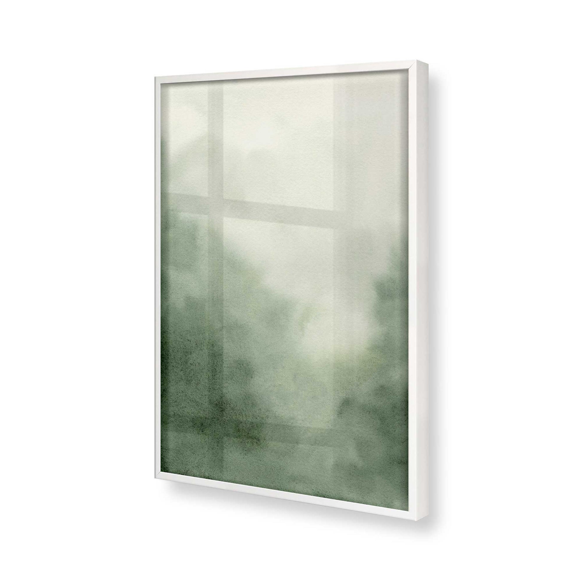 [Color:Opaque White], Picture of art in a Opaque White frame of the corner