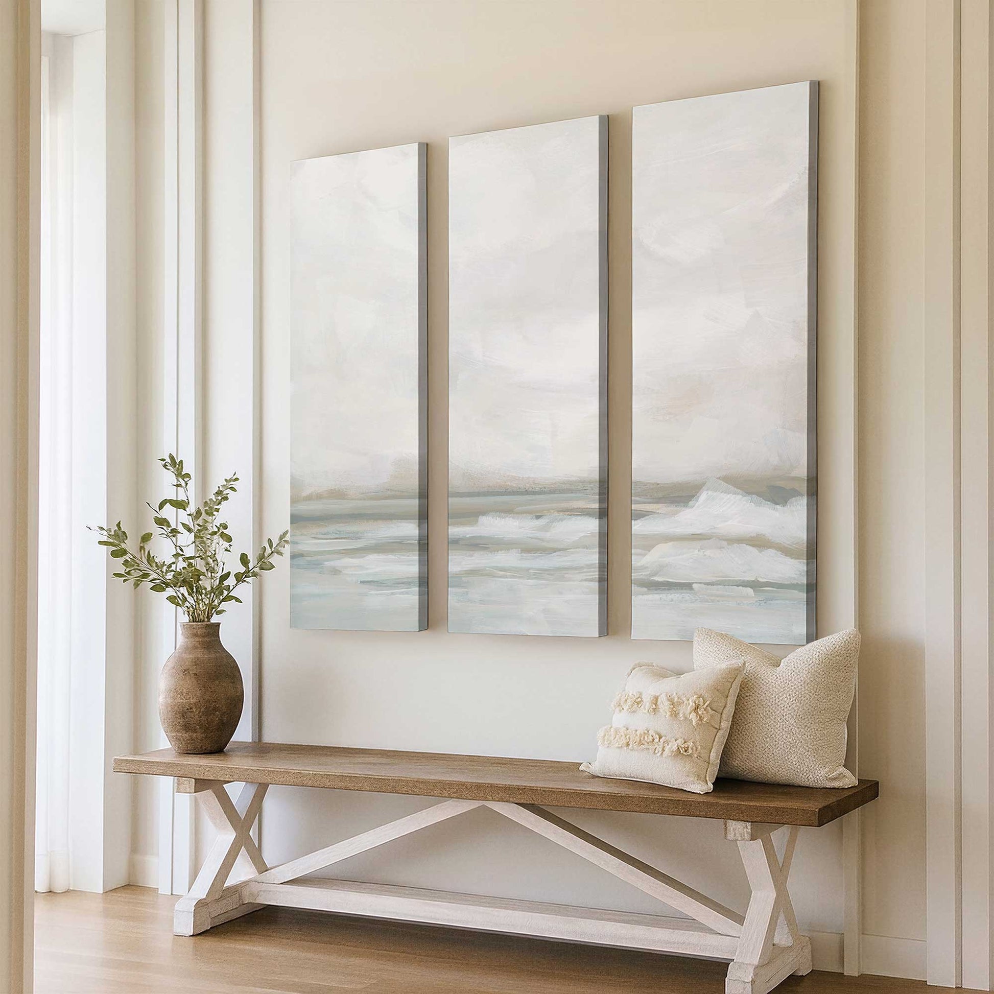 [Color:Stretched Canvas], Picture of art in a room