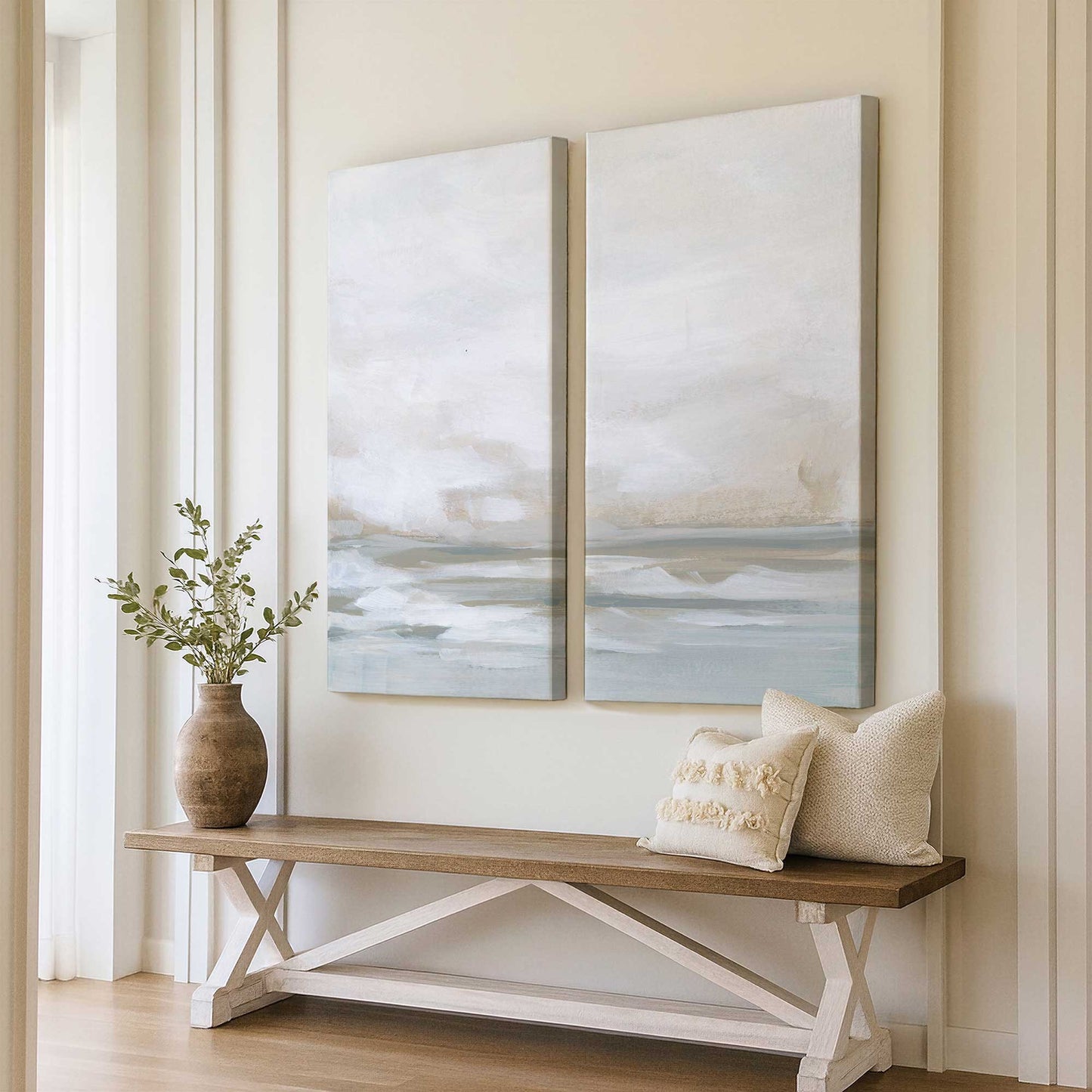 [Color:Stretched Canvas], Picture of art in a room