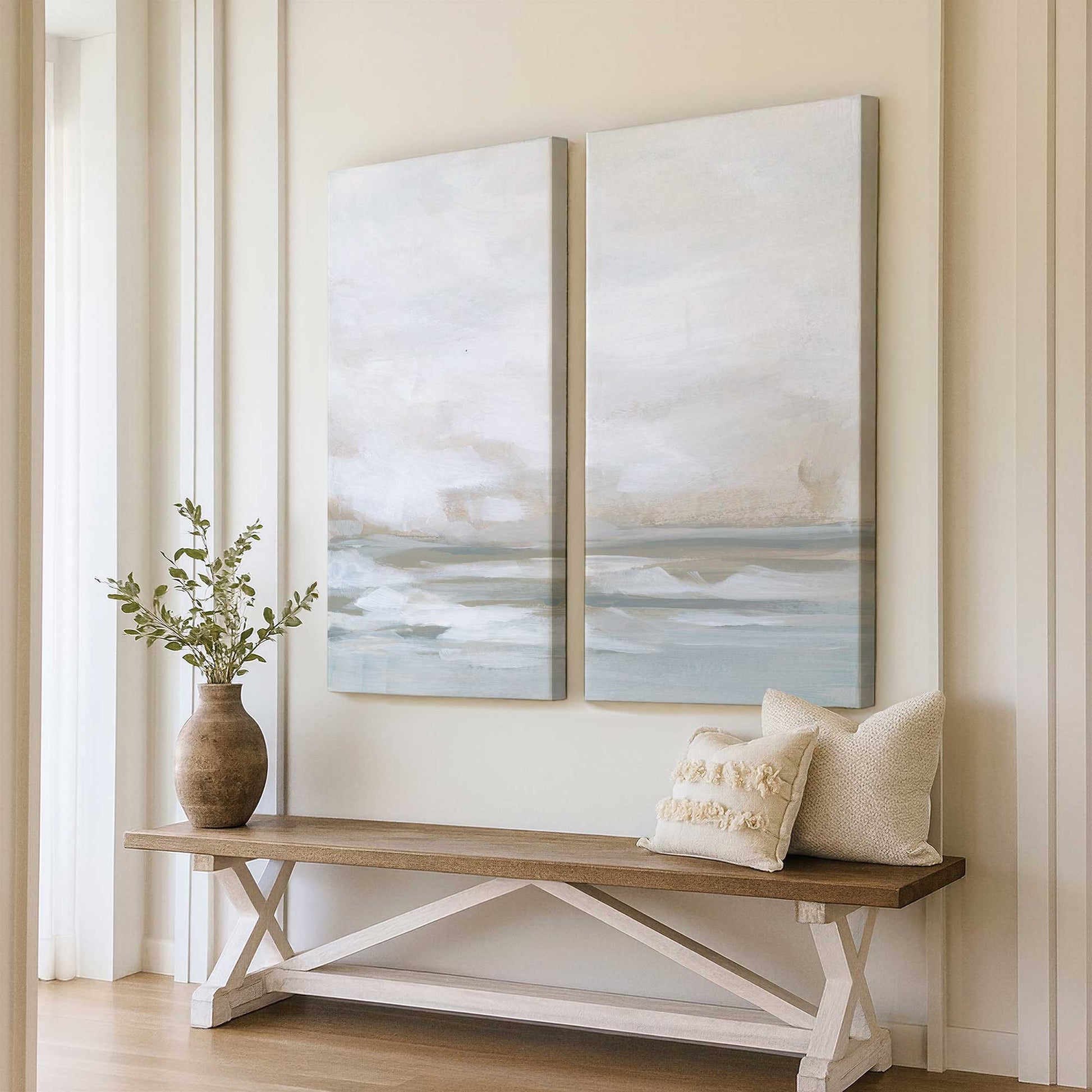 [Color:Stretched Canvas], Picture of art in a room