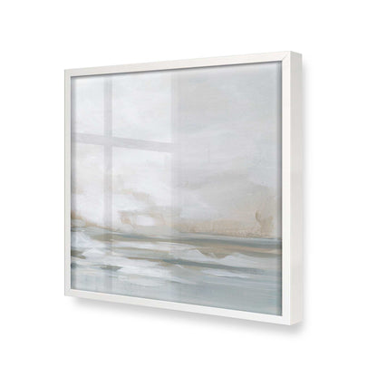 [Color:Opaque White], Picture of art in a Opaque White frame at an angle