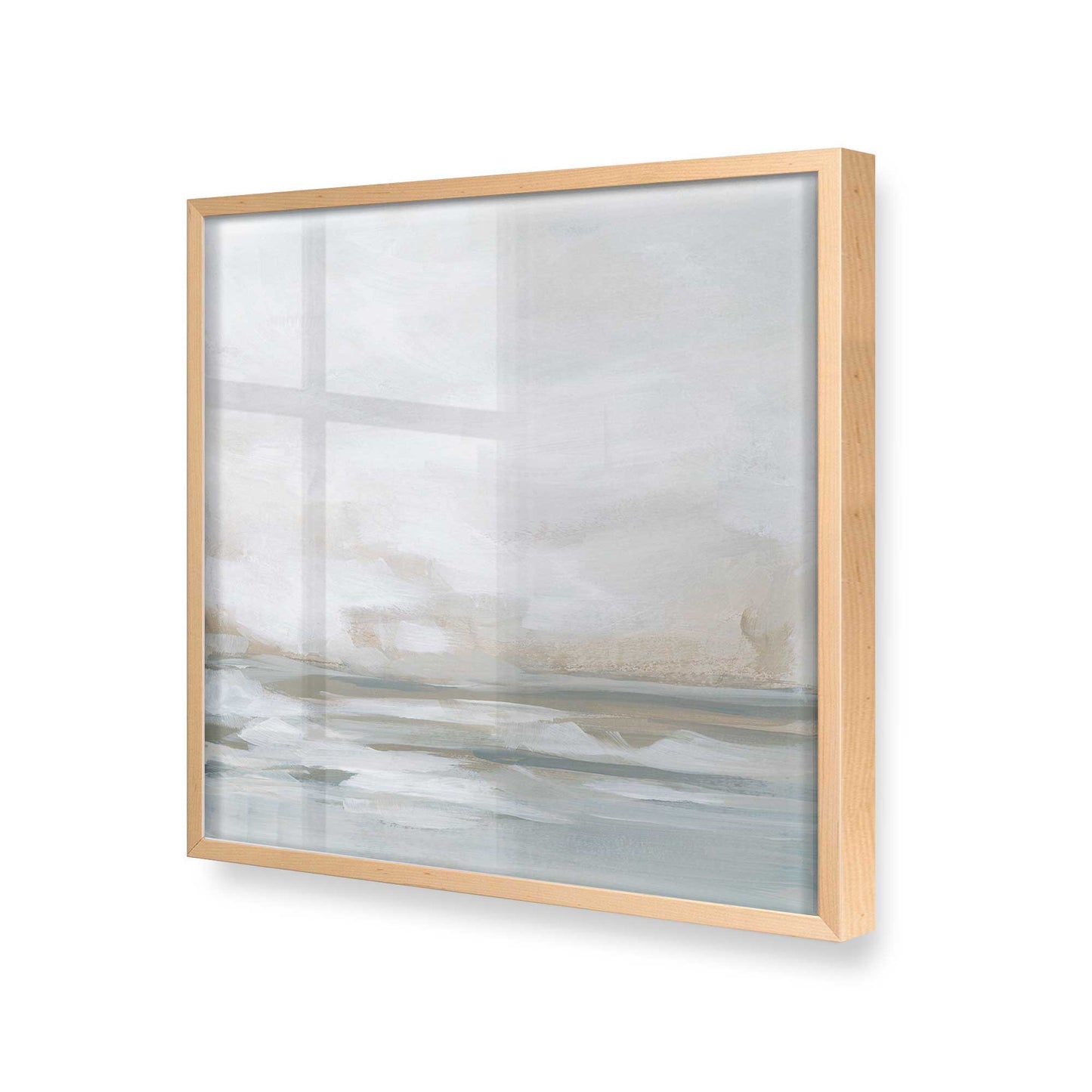 [Color:Raw Maple], Picture of art in a Raw Maple frame at an angle