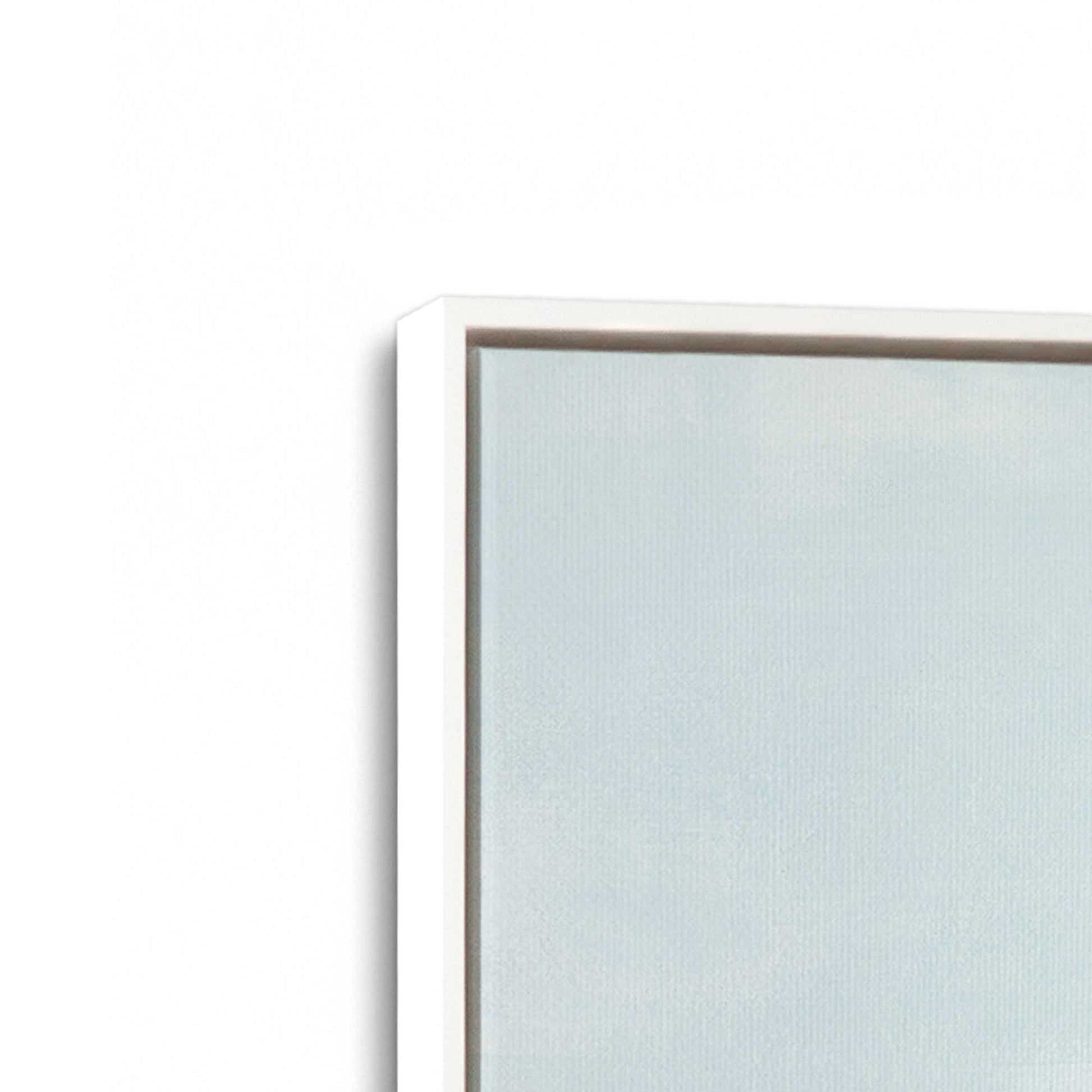 [Color:Opaque White], Picture of art in a White frame at an angle