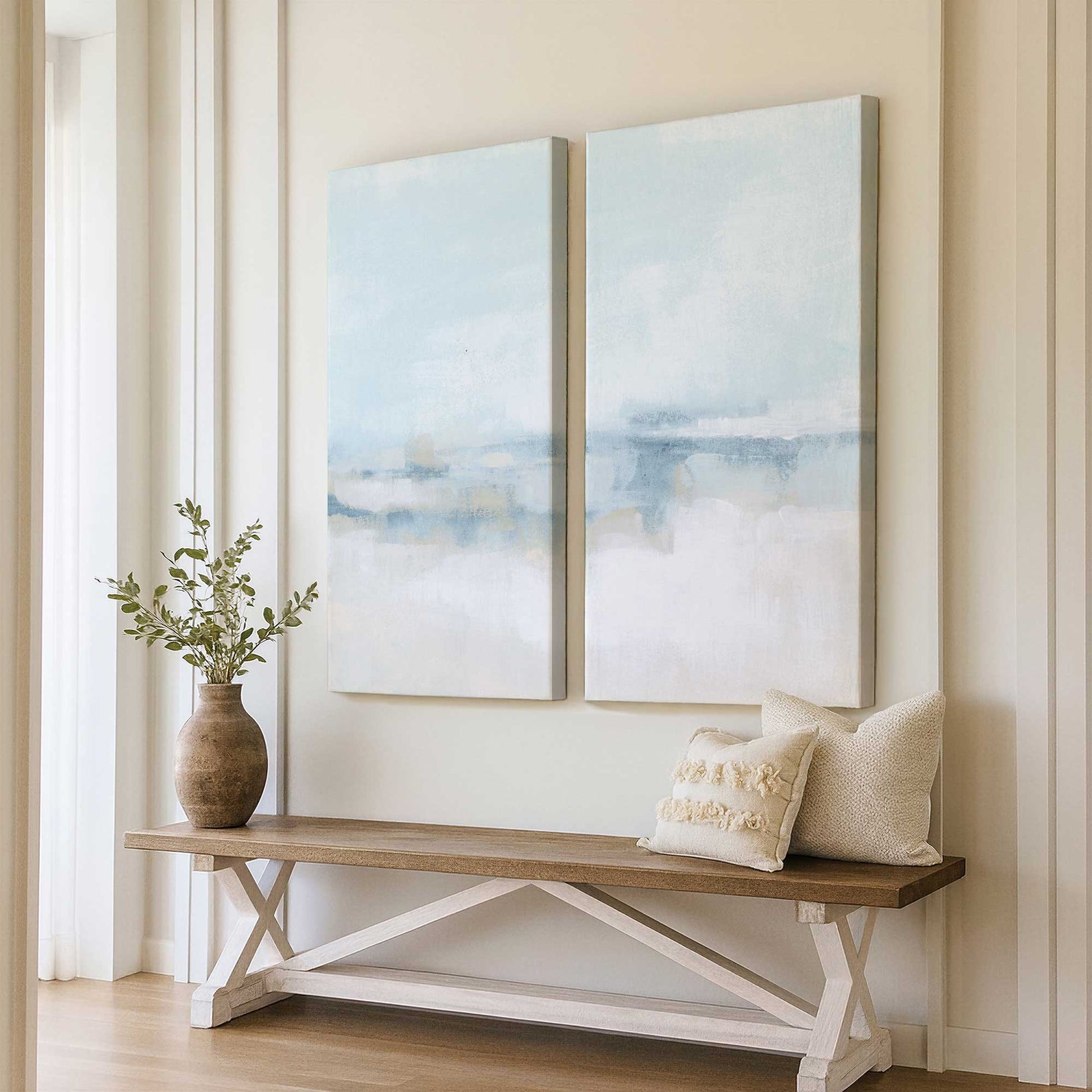 [Color:Stretched Canvas], Picture of art in a room