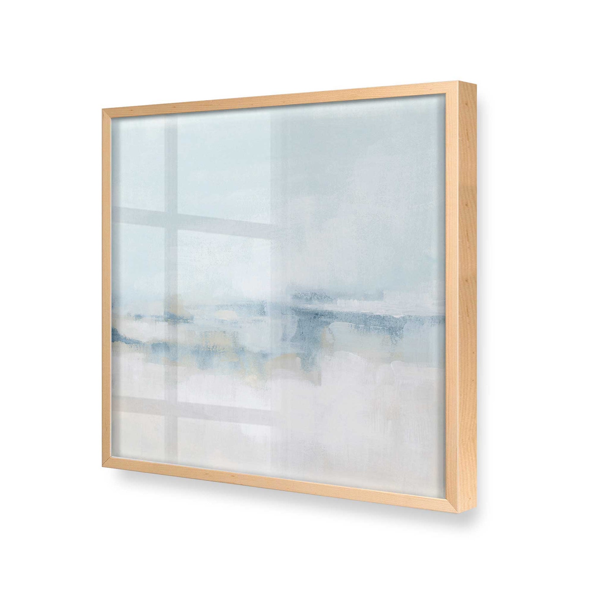 [Color:Raw Maple], Picture of art in a Raw Maple frame at an angle