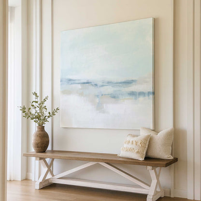 [Color:Stretched Canvas], Picture of art in a room