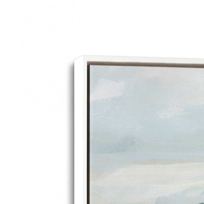 [Color:Opaque White], Picture of art in a White frame at an angle