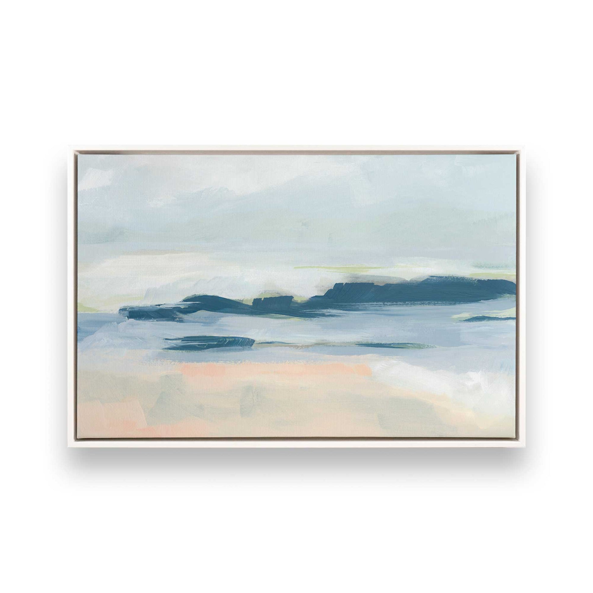 [Color:Opaque White], Picture of art in a White frame