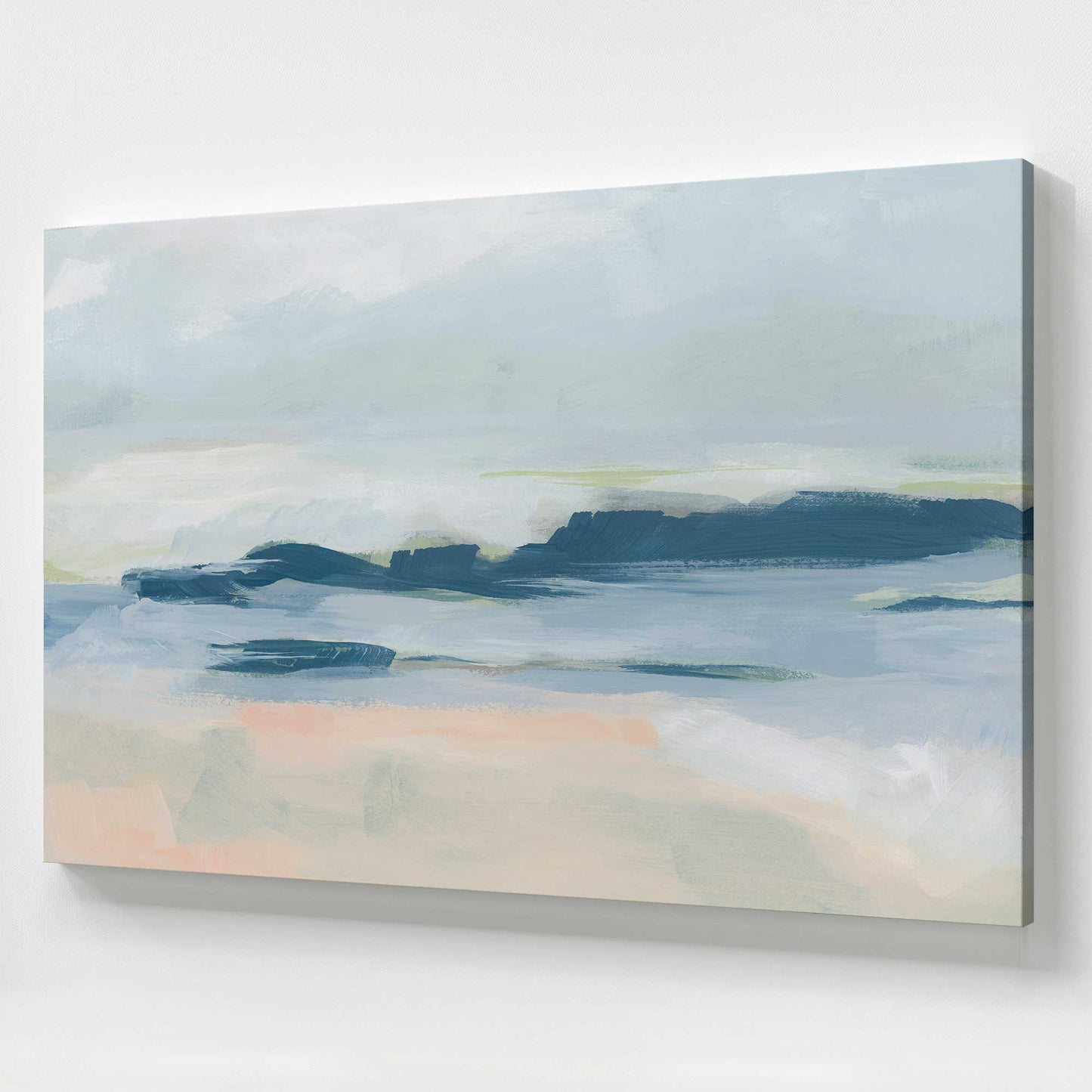 [Color:Stretched Canvas], Picture of art at an angle